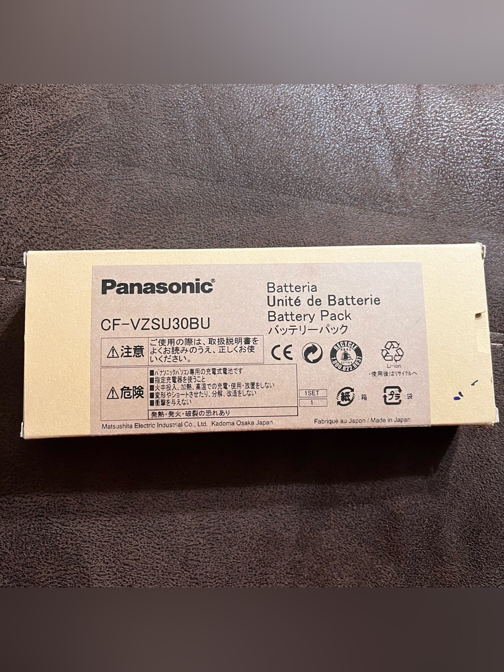 Panasonic CF-VZSU30BU lithium ion Battery Pack - 
laptop battery pack.